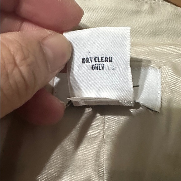 LOFT Women Beige Blazer Cotton Size 8 - Picture 5 of 6